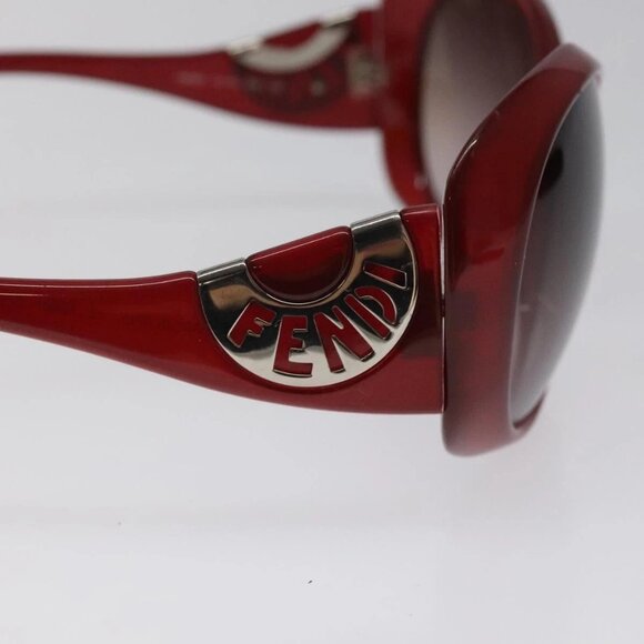 FENDI Sunglasses plastic Red Auth - Picture 9 of 14